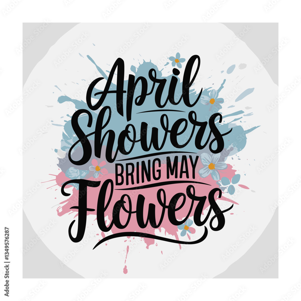 Spring concept vector art. Hello Spring typography illustration Spring concept vector art. Hello Spring typography illustration