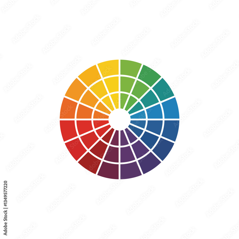 Obraz premium color palette guide