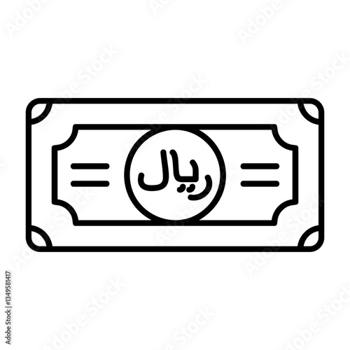 Saudi Riyal Note Icon