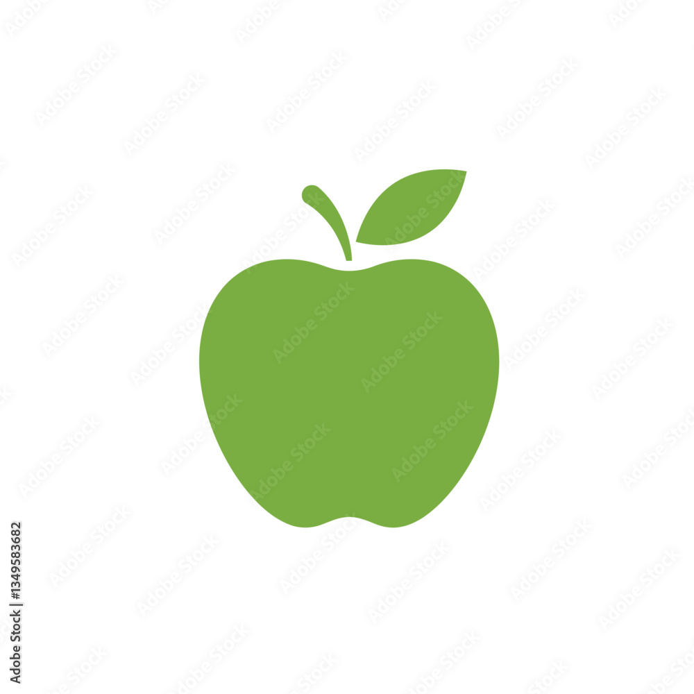 green apple isolated on white green apple isolated on white