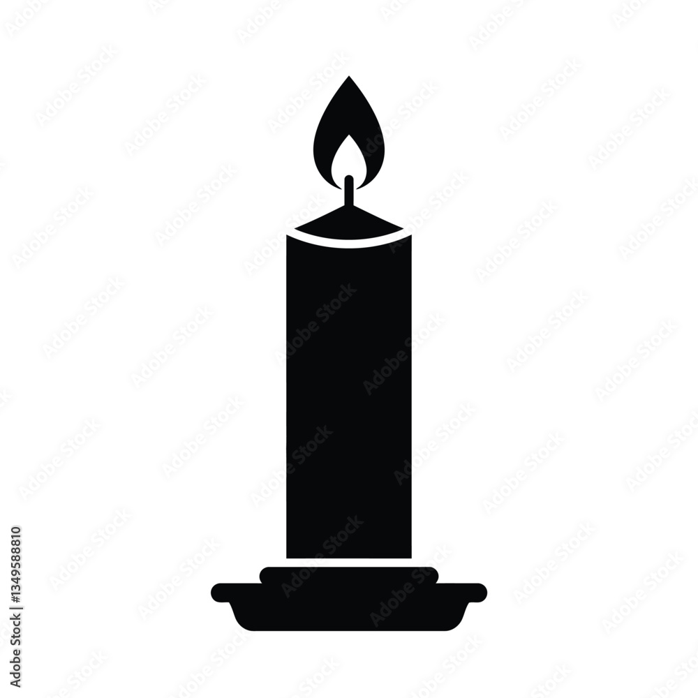 burning candle vector burning candle vector