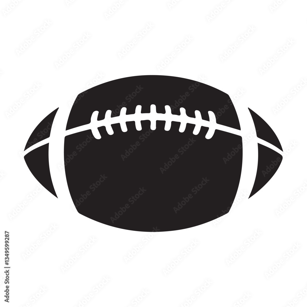 Rugby ball icon. Football game ball icons. Vector illustration eps 10 Rugby ball icon. Football game ball icons. Vector illustration eps 10