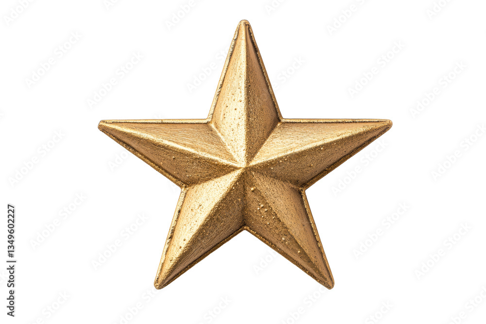 Detailed golden star on a black background ,cut out transparent Detailed golden star on a black background ,cut out transparent