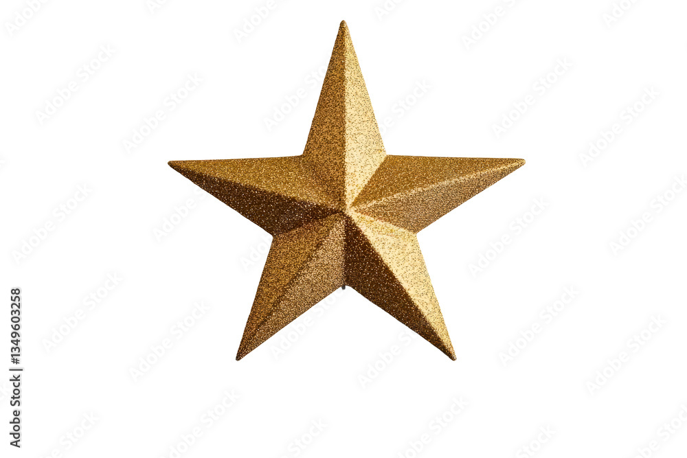 Sparkling star ornament, glittering decoration, cut out transparent Sparkling star ornament, glittering decoration, cut out transparent