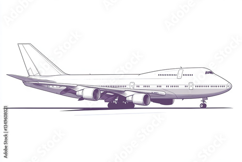 Boeing 747 airplane