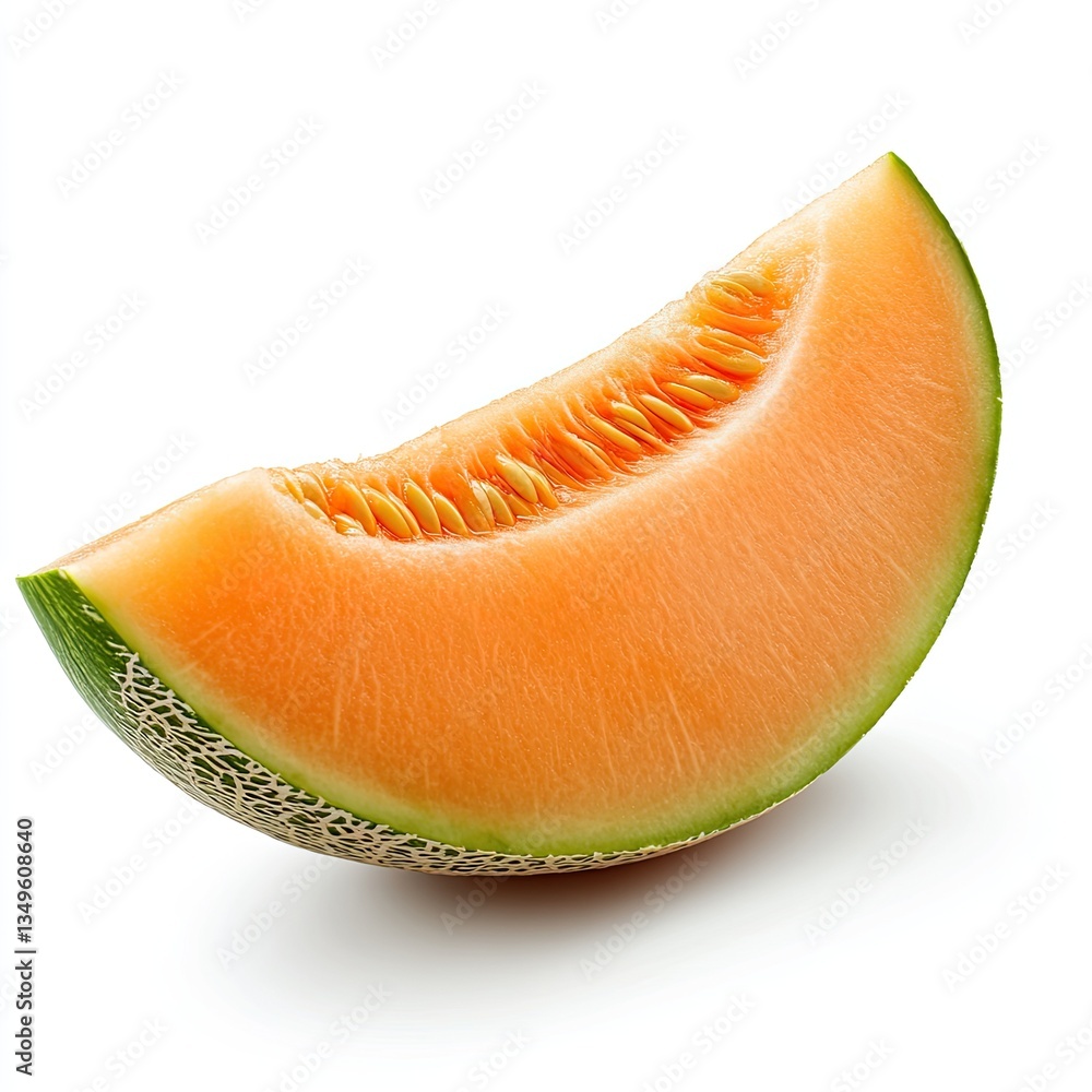 Fresh cantaloupe slice (4) Fresh cantaloupe slice (4)