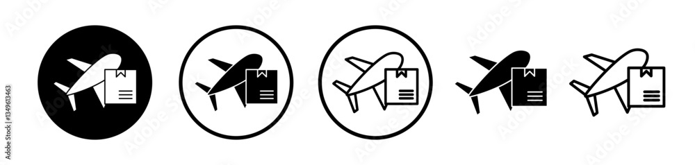 Air delivery icons collection Air delivery icons collection