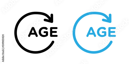 Age icons collection