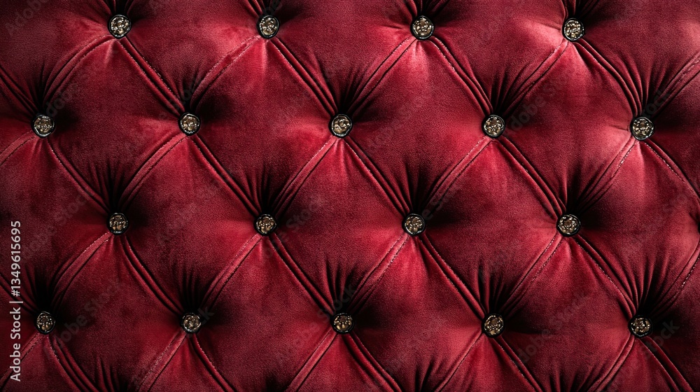 Rich red velvet fabric texture captured in a luxurious close-up composition Rich red velvet fabric texture captured in a luxurious close-up composition
