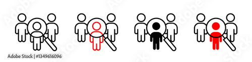 Hiring icons collection