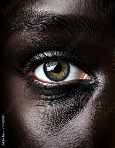 Black Eye Macro Close