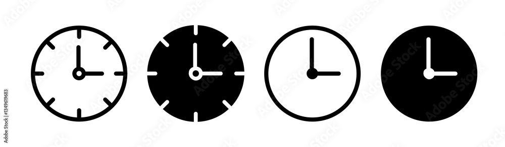 Time icons collection Time icons collection