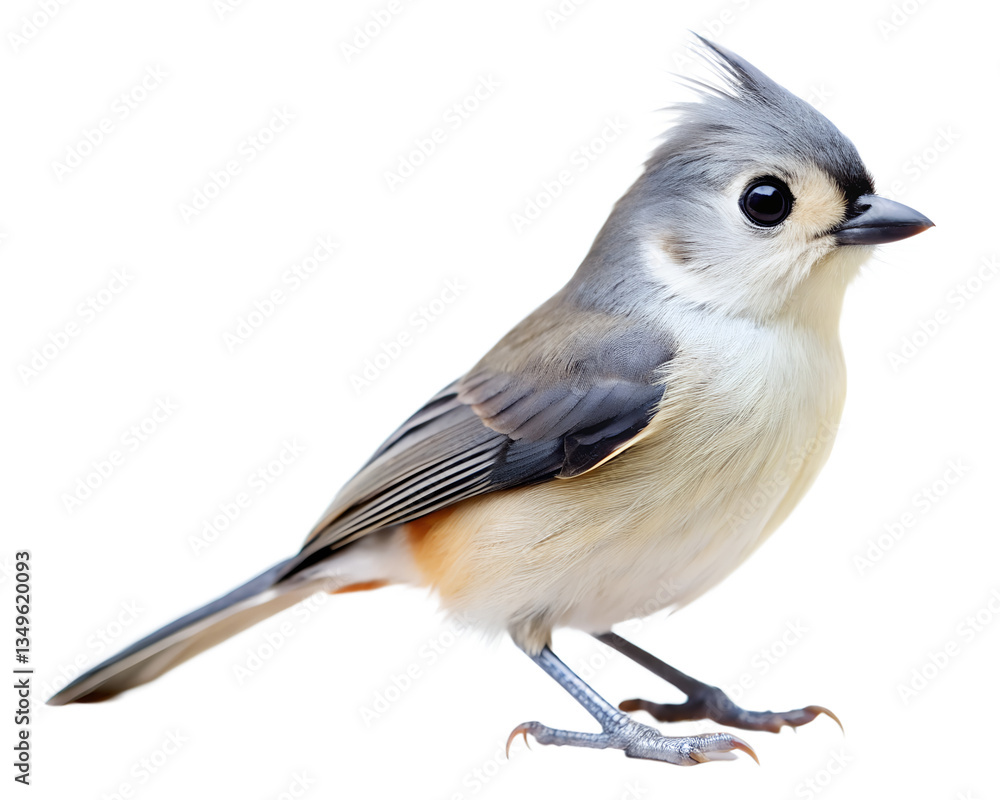 Obraz premium blue tit isolated on white background