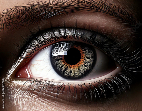 Black Eye Macro Close