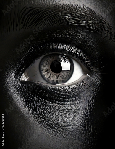 Black Eye Macro Close