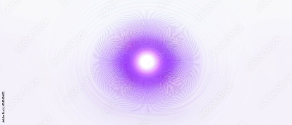 A centered purple light source emanating from a bright white center A centered purple light source emanating from a bright white center