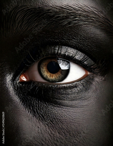 Black Eye Macro Close