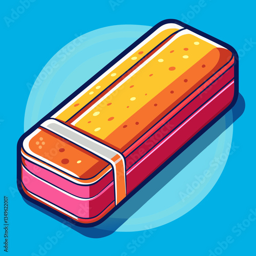 Eraser – A small rubber object used to remove pencil marks.