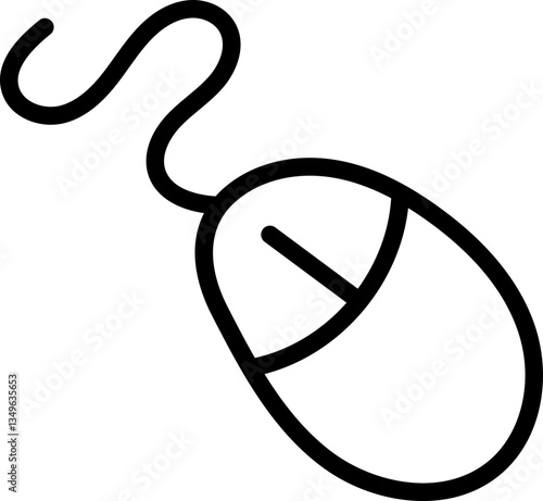 wired mouse  back to school doodle