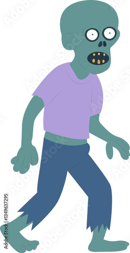 Halloween, Cartoon Zombie
