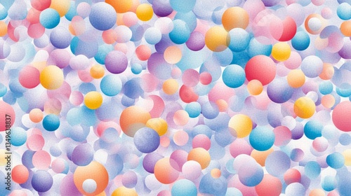 Therapeutic random dot stereogram background with vibrant colors for visual stimulation and relaxation