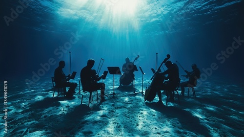 musical concert on the ocean floor