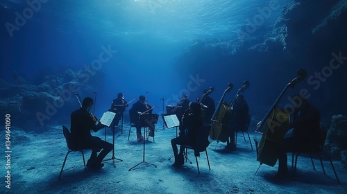 musical concert on the ocean floor