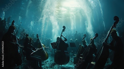 musical concert on the ocean floor