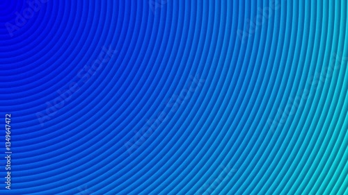 Hypnotic blue concentric circles create a captivating abstract and geometric design