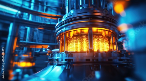  Inside a Glowing Nuclear Reactor