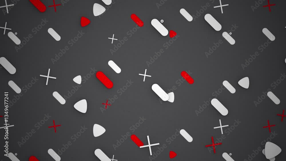 Animated Geometric Shapes in Motion: Abstract Minimalist Design Loop Background Animated Geometric Shapes in Motion: Abstract Minimalist Design Loop Background