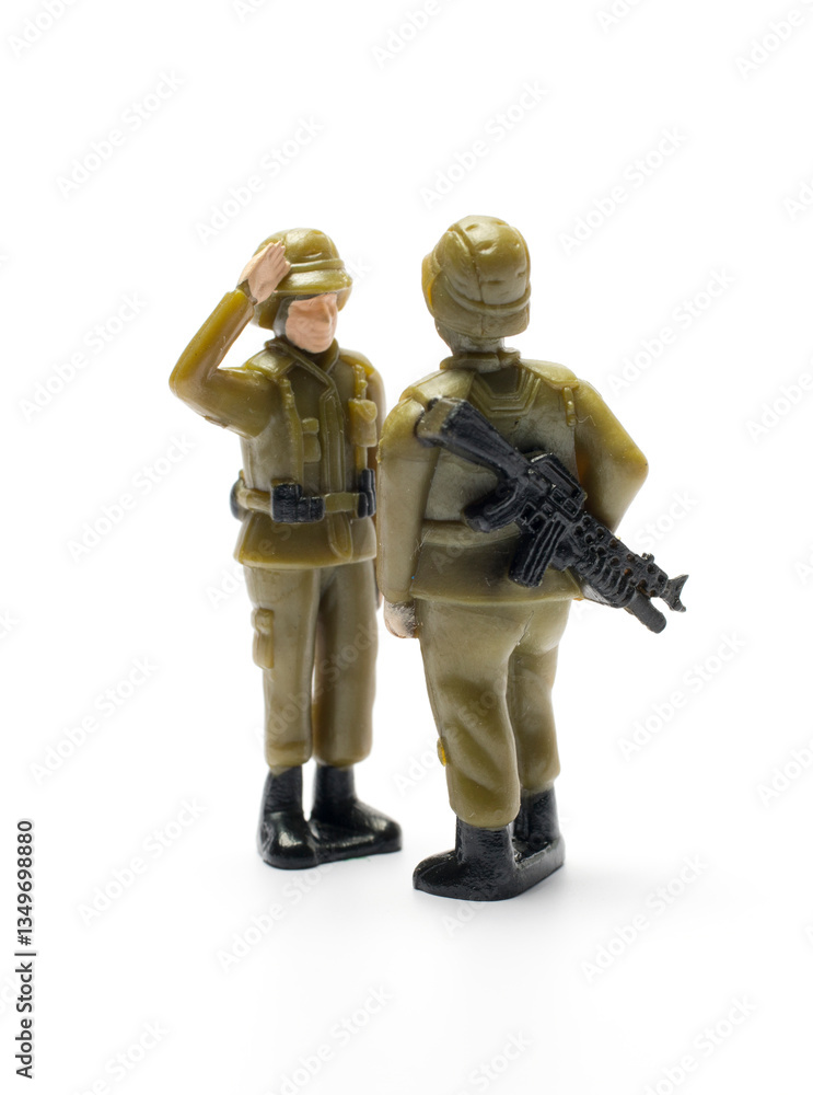 Toy soldiers and tanks Toy soldiers and tanks
