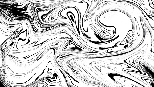 This image features a vibrant abstract pattern with swirling pink, white, and black marble textures. The dynamic design provides a lively, artistic background.
