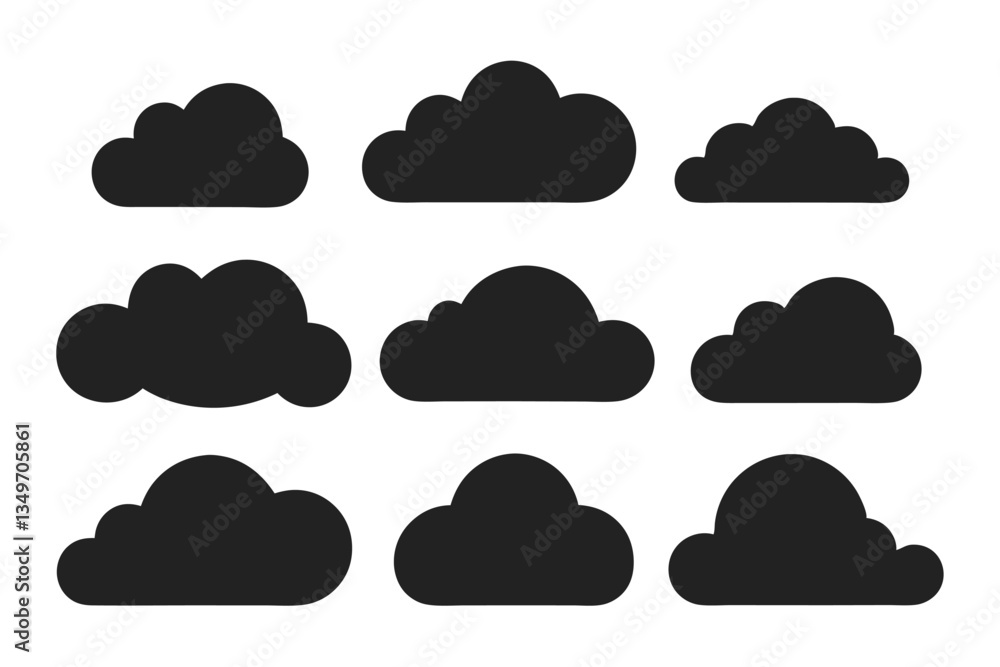 cloud computing icons cloud computing icons