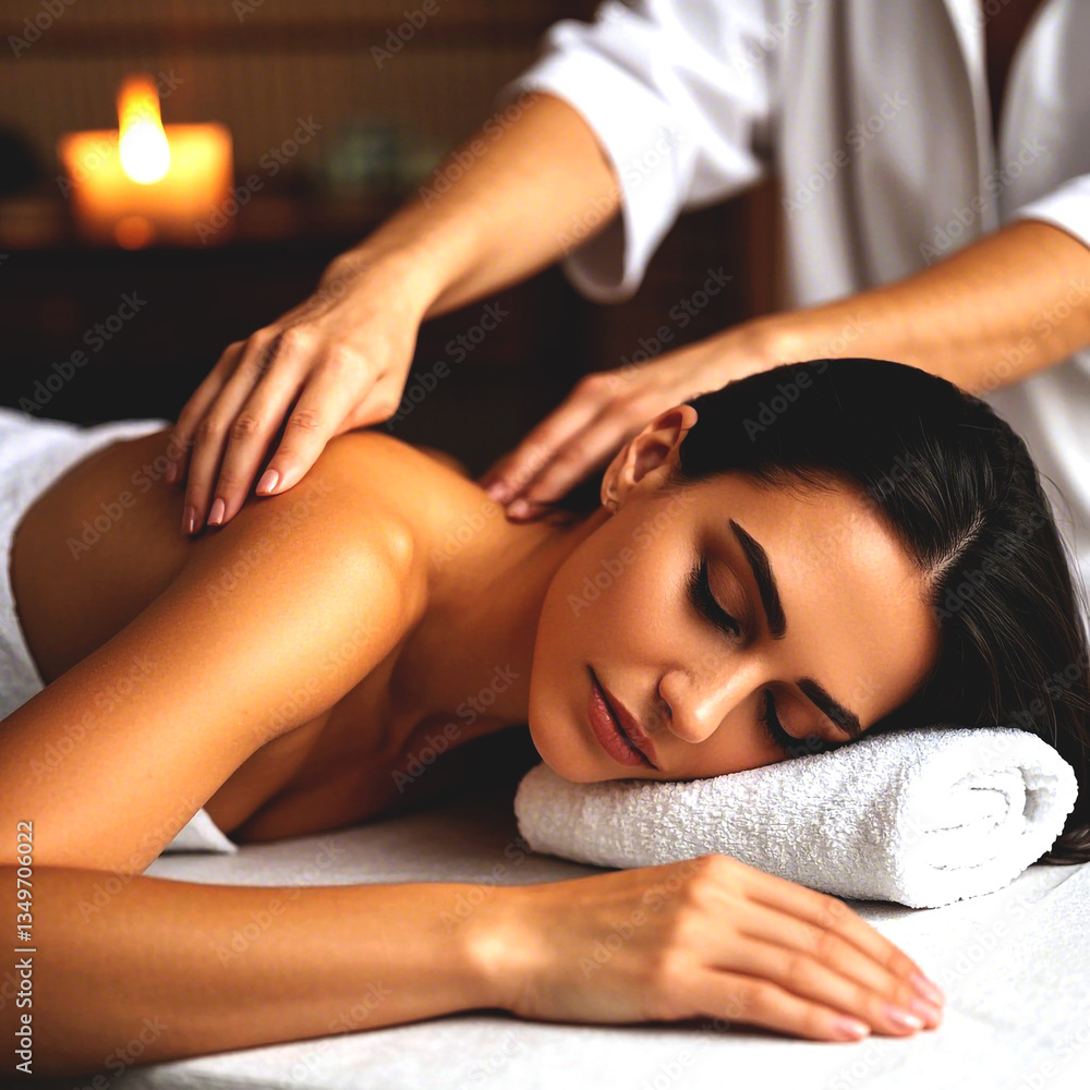 Obraz premium beautiful women spa design