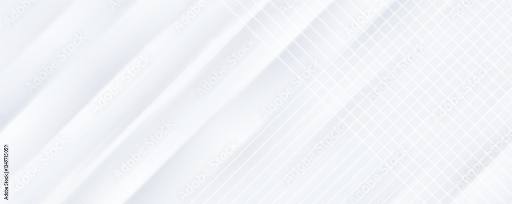 Fototapeta premium White background with beautiful abstract pattern, banner design