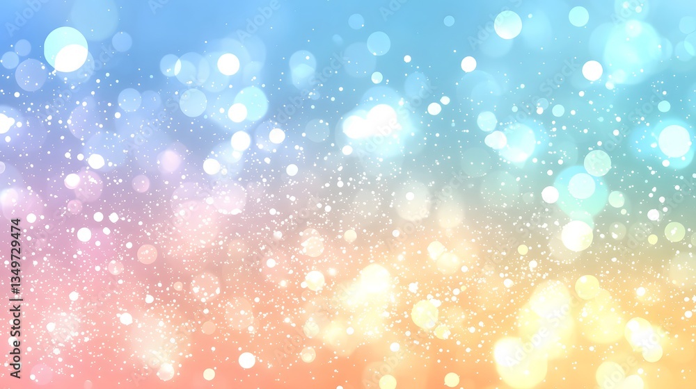 Glowing Circular Bokeh Lights in Ethereal Blue and Green Blurred Abstract Background Glowing Circular Bokeh Lights in Ethereal Blue and Green Blurred Abstract Background