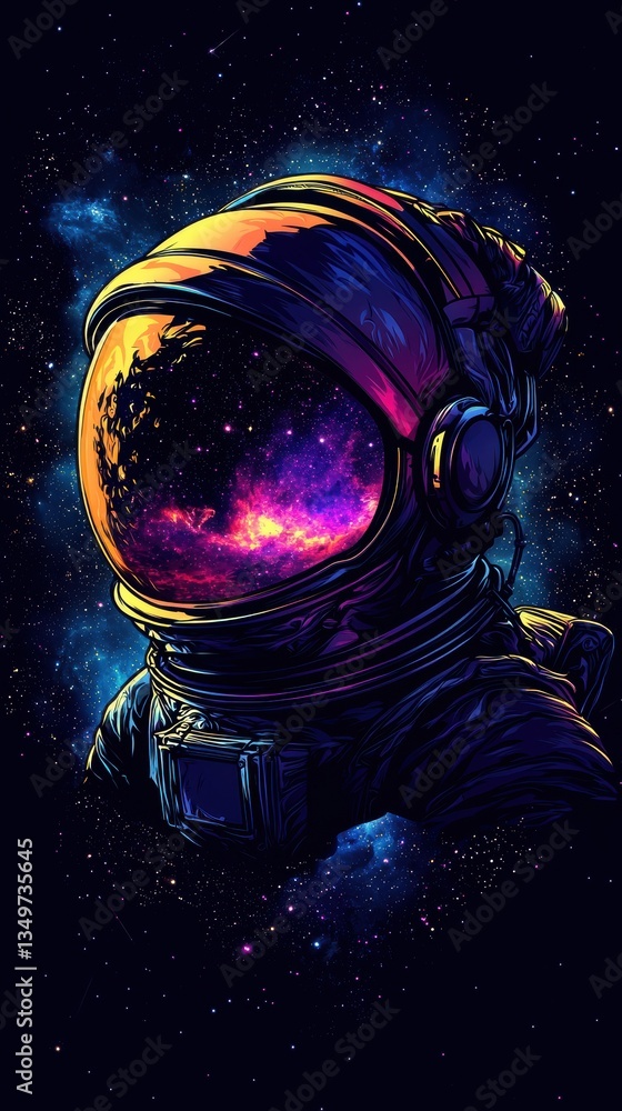 Reflections of an astronaut amidst the infinite milky way Reflections of an astronaut amidst the infinite milky way