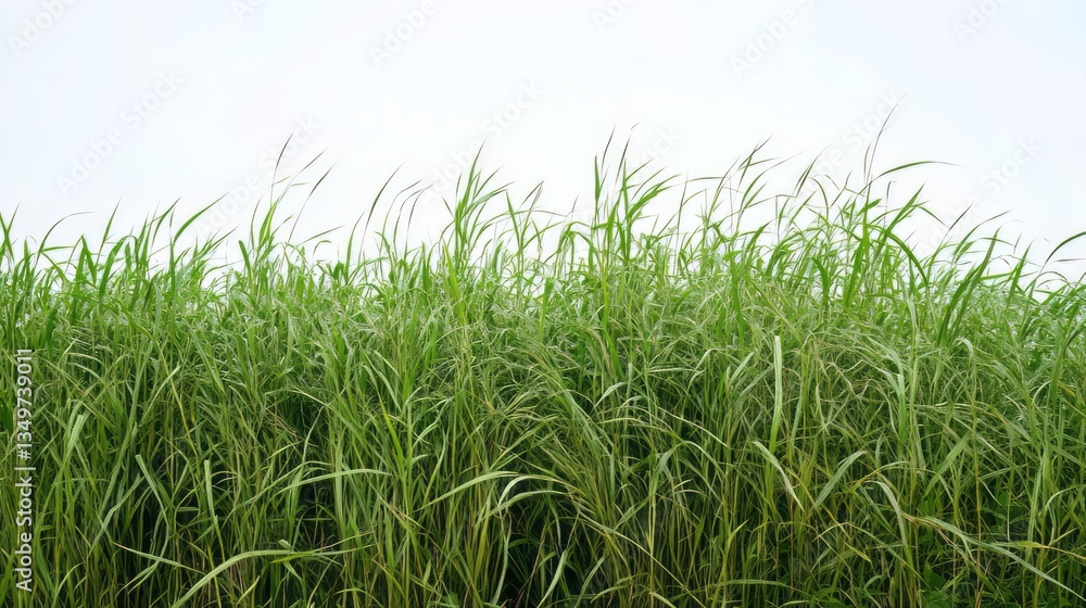 Obraz premium Generic Green Grass Moment Background. Pure Vibrant