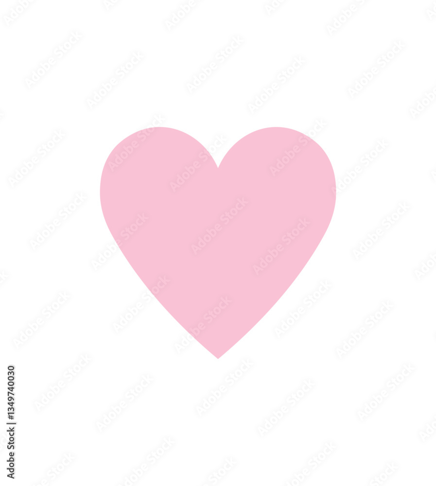 Pink Heart Symbol of Love and Affection Pink Heart Symbol of Love and Affection