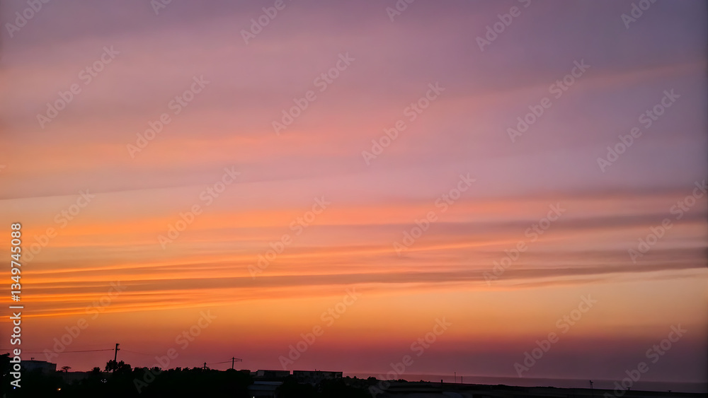 Soft focus sunset gradient with natural warm tones Soft focus sunset gradient with natural warm tones