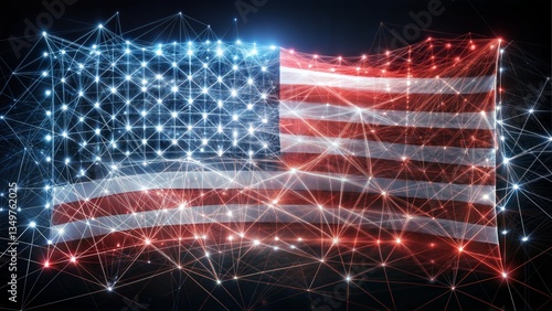 Wallpaper Mural 4th July American flag background. Torontodigital.ca