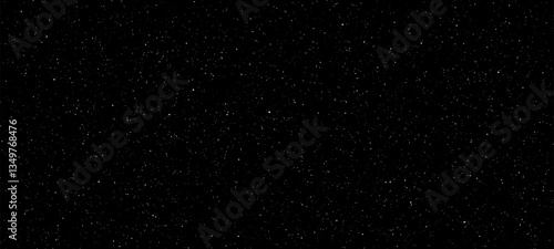 Space stars background. Night sky constellations galaxy. Universe starry pattern with glowing stars. Vector illustration.