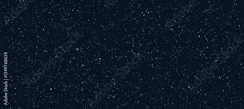 Space stars background. Night sky constellations galaxy. Universe starry pattern with glowing stars. Vector illustration.