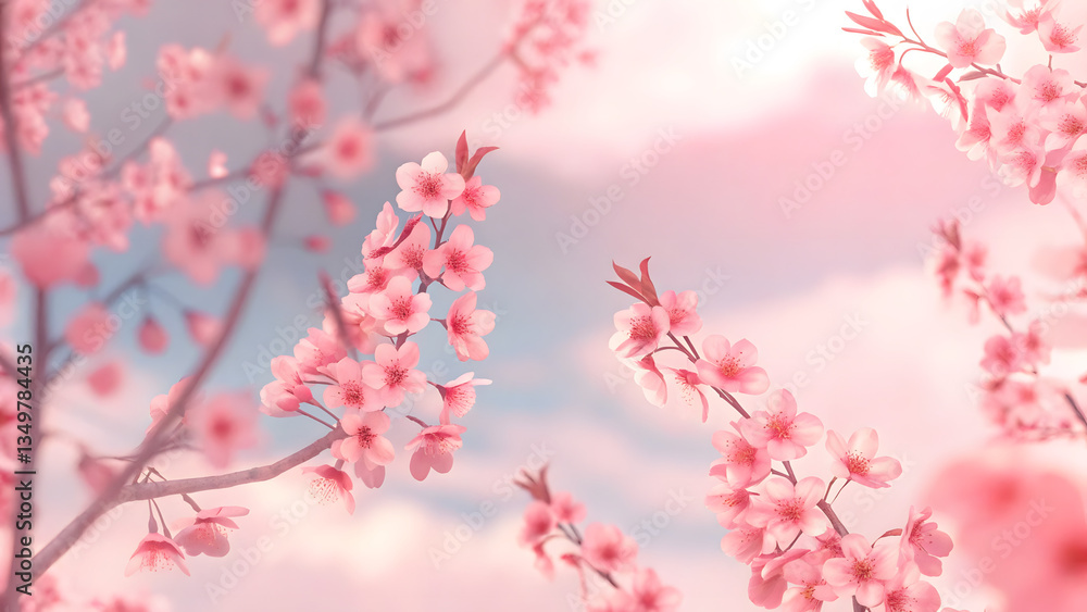 Springtime blossom vibrant cherry blossoms ful Springtime blossom vibrant cherry blossoms ful