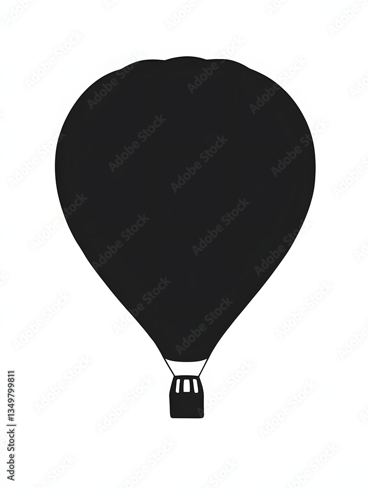 Fototapeta premium Scenic Hot Air Balloon Adventure: Explore the Skyward Freedom and Colorful Panoramas