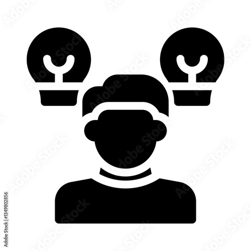 entrepreneur glyph icon