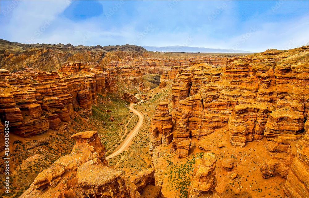 Charyn Canyon in Kazakhstan