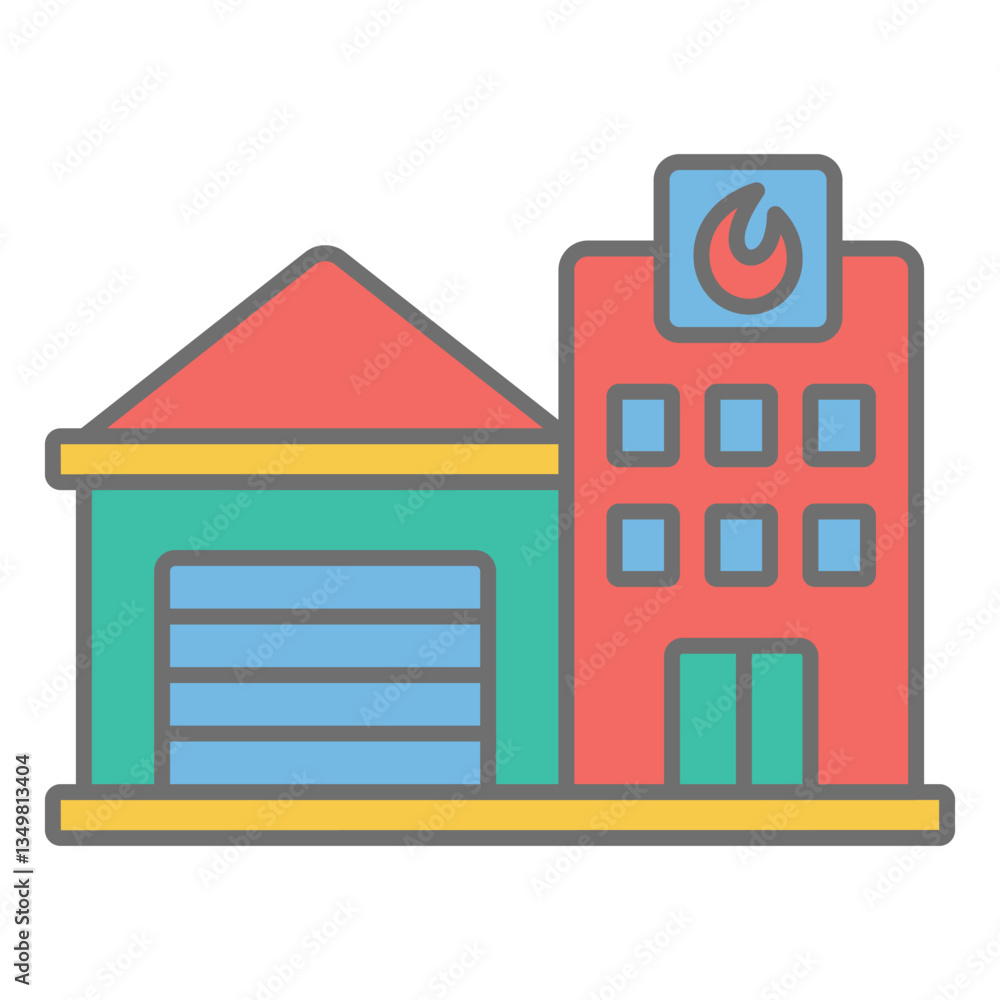 Building Icon Vector Design Building Icon Vector Design