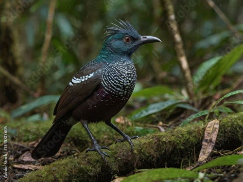 Banded Ground-Cuckoo (Neomorphus radiolosus) – A secretive bird of Ecuador and Colombia’s rainforests.